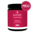Dose pureSGP Clear Protein, Geschmacksrichtung Peach Ice Tea.